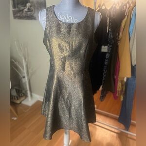 FAB'RIK GOLD AND COPPER SPECK GOING OUT DRESS